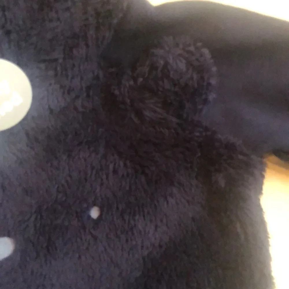 NWT Baby gap navy blue bear cozy lined hoodie